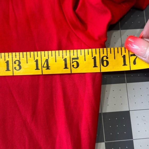 Naked Wardrobe NWT Size Large‎ Red tshirt short sleeve mini dress - Picture 10 of 12
